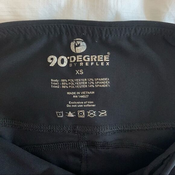 90 Degree Mesh Legging Capris Size XS - Picture 3 of 4